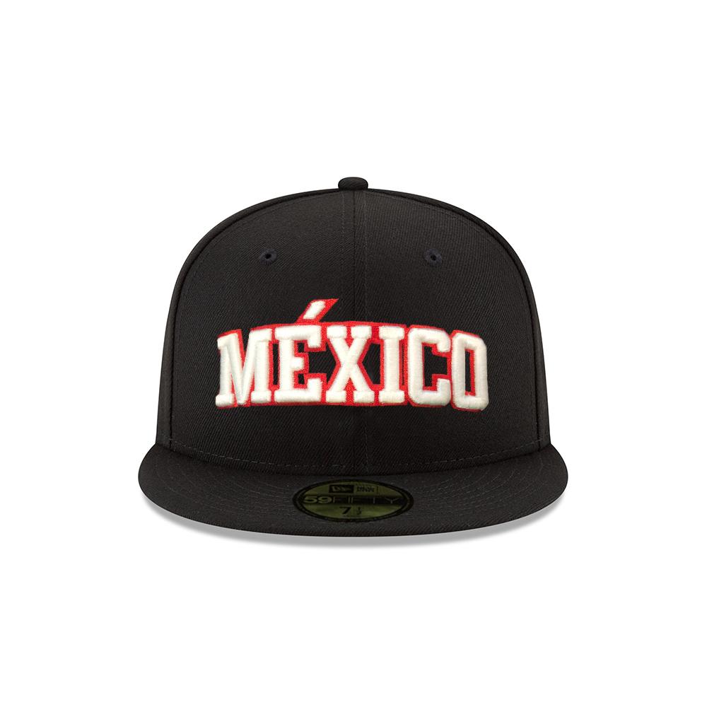 New Era México Script Black/Red 59FIFTY Fitted Hat