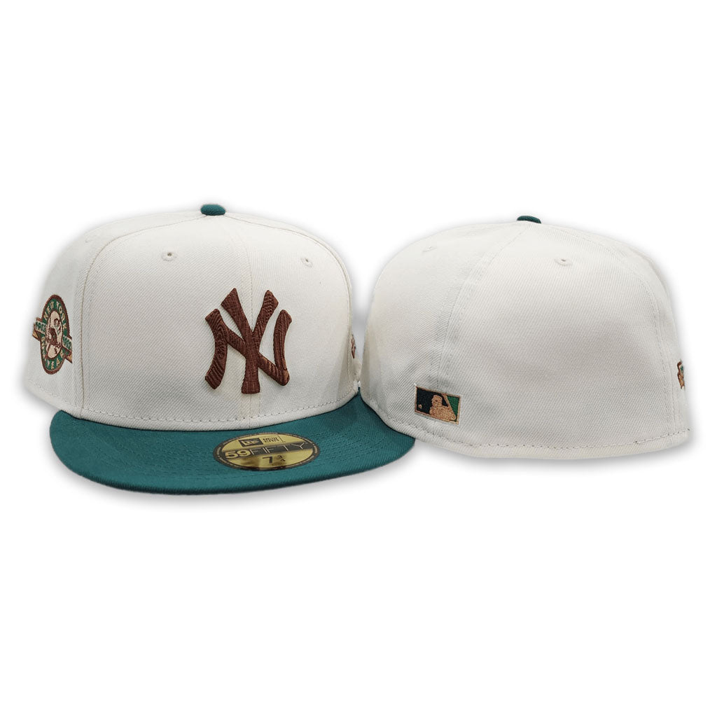 New Era New York Yankees 50 Year Off-White/Green 59FIFTY Fitted Hat