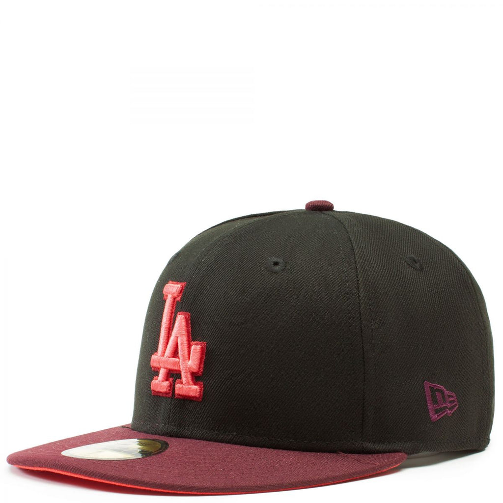 New Era Los Angeles Dodgers Black/Maroon 2020 World Series 59FIFTY Fitted Hat