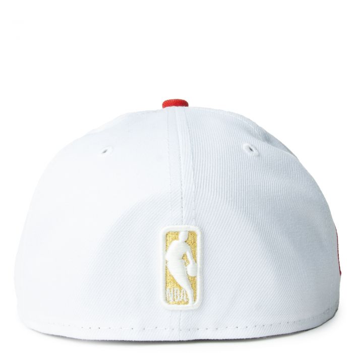 New Era Los Angeles Lakers White/Red/Gold 75th Anniversary 59FIFTY Fitted Cap