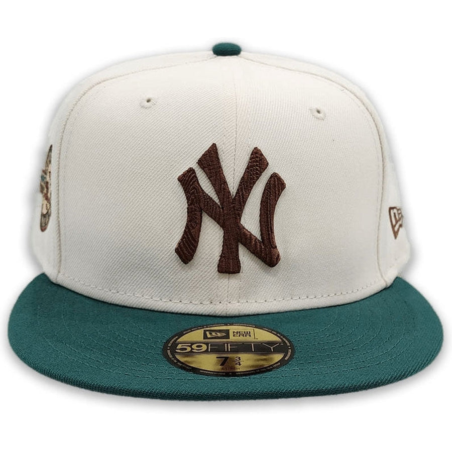 New Era New York Yankees 50 Year Off-White/Green 59FIFTY Fitted Hat