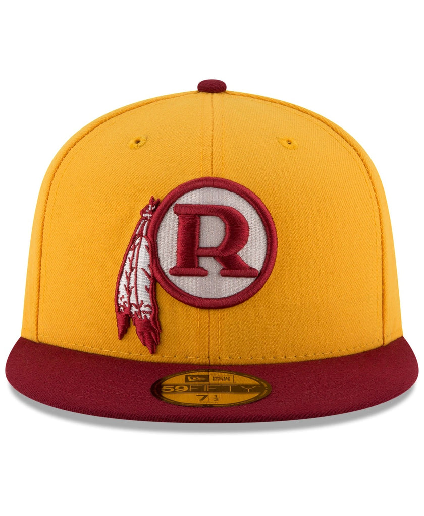 New Era Washington Redskins Gold 1970-1971 Logo 59FIFTY Fitted Hat