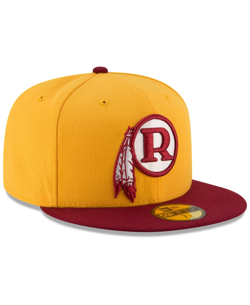 New Era Washington Redskins Gold 1970-1971 Logo 59FIFTY Fitted Hat