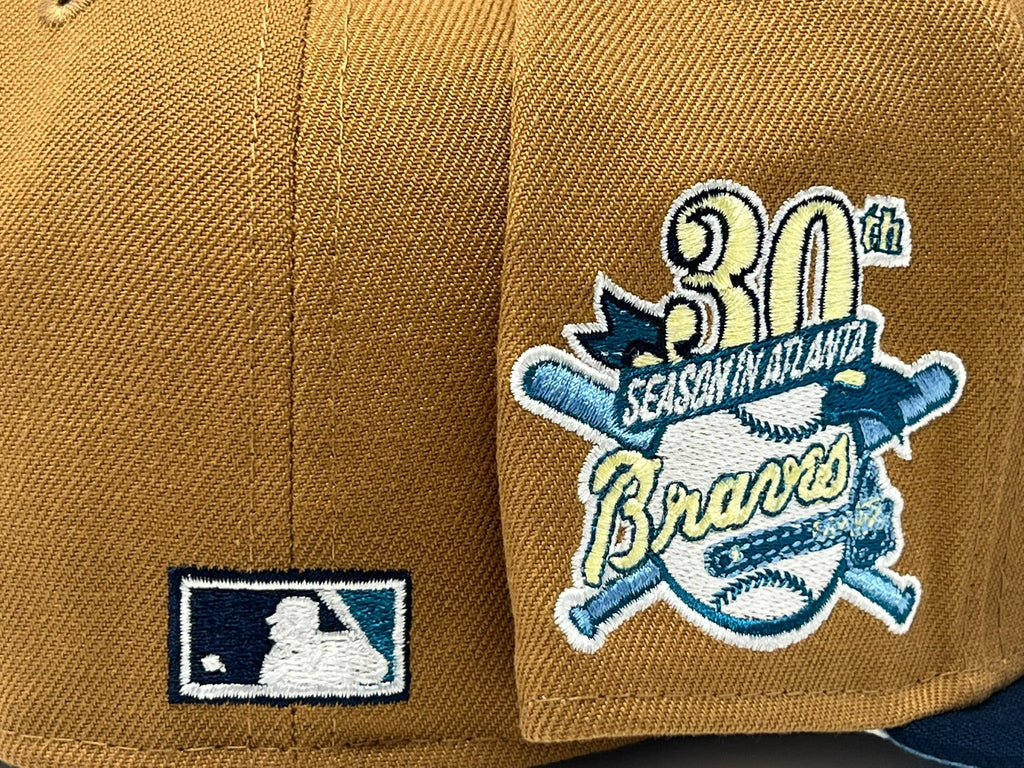 New Era Atlanta Braves 30th Anniversary Light Bronze/Navy 2023 59FIFTY Fitted Hat