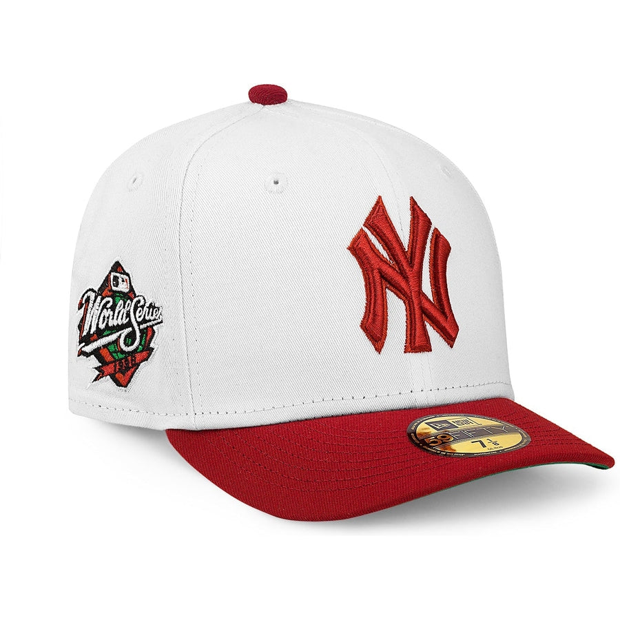 New Era New York Yankees White/Cardinal Red 1998 World Series 59FIFTY Fitted Hat