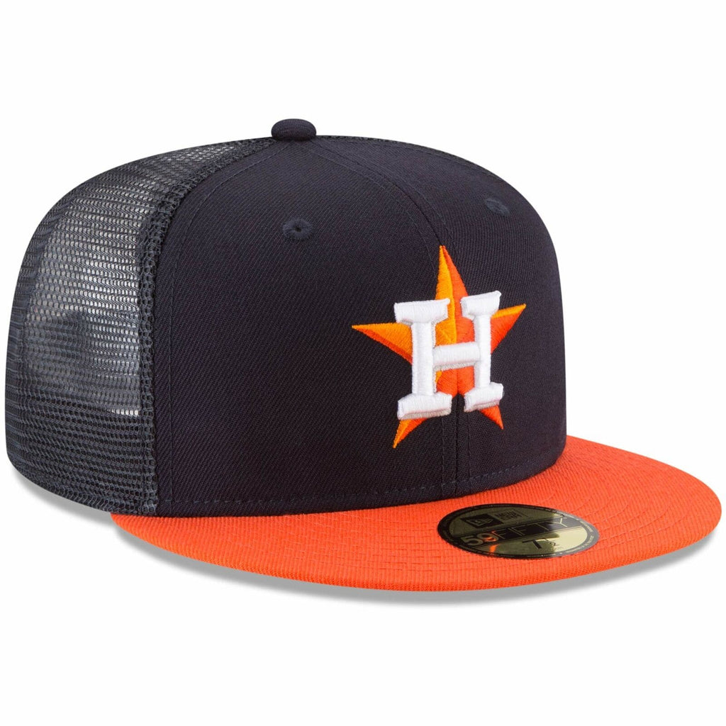 New Era Houston Astros On-Field Replica Mesh Back 59FIFTY Fitted Hat