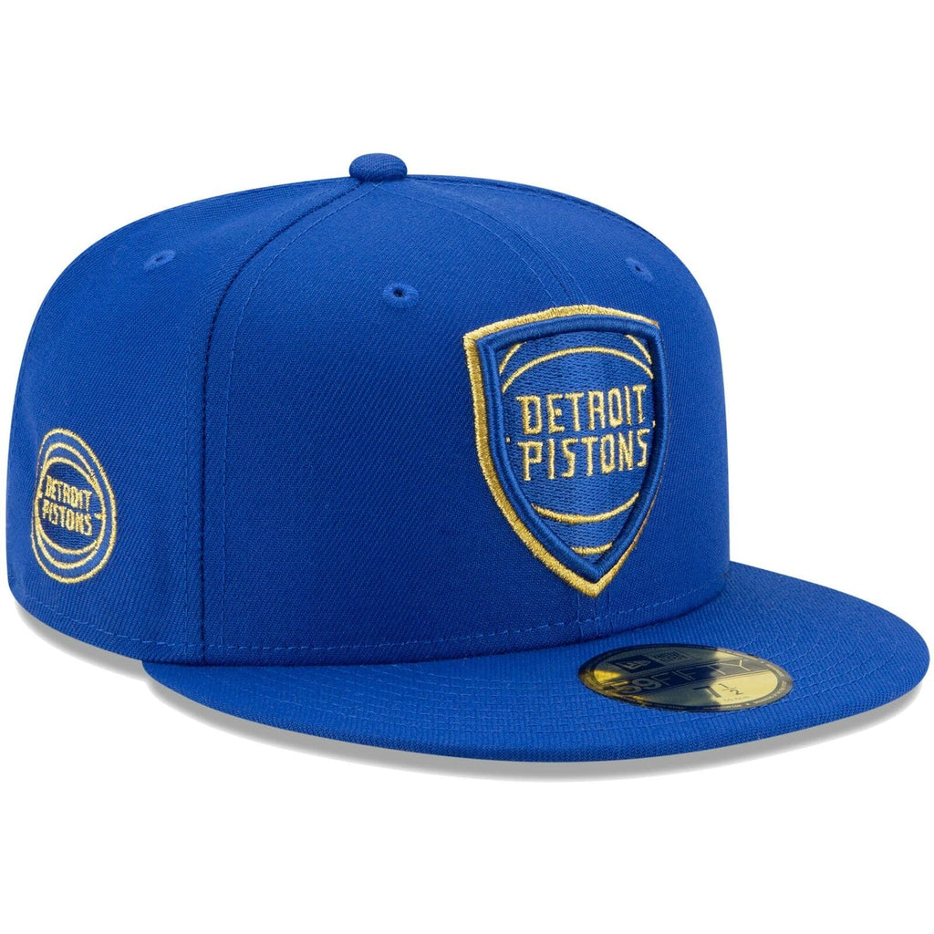 New Era Detroit Pistons Blue Shield 59Fifty Fitted Hat