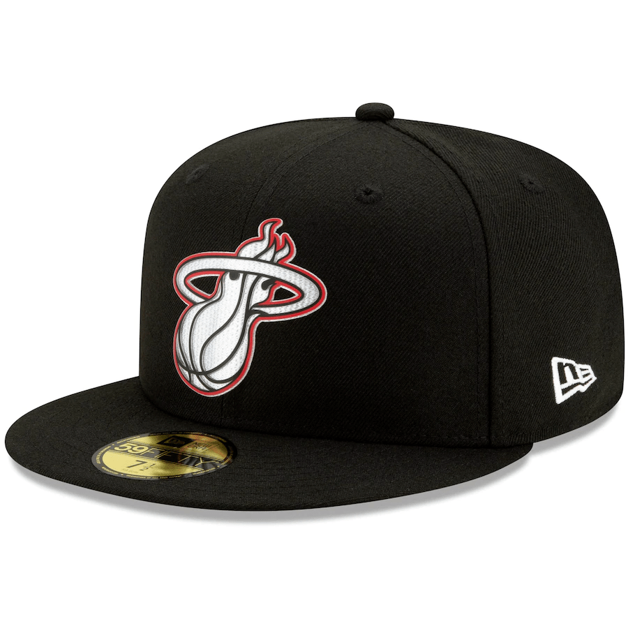 New Era Miami Heats Official Back Half 59FIFTY Fitted Hat