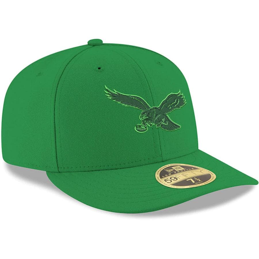 New Era Philadelphia Eagles Green Pop Low Profile 59FIFTY Fitted Hat