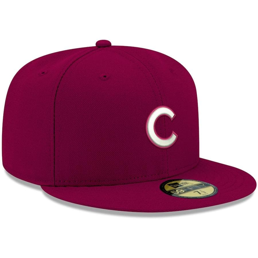 New Era Chicago Cubs Cardinal Logo 59FIFTY Fitted Hat