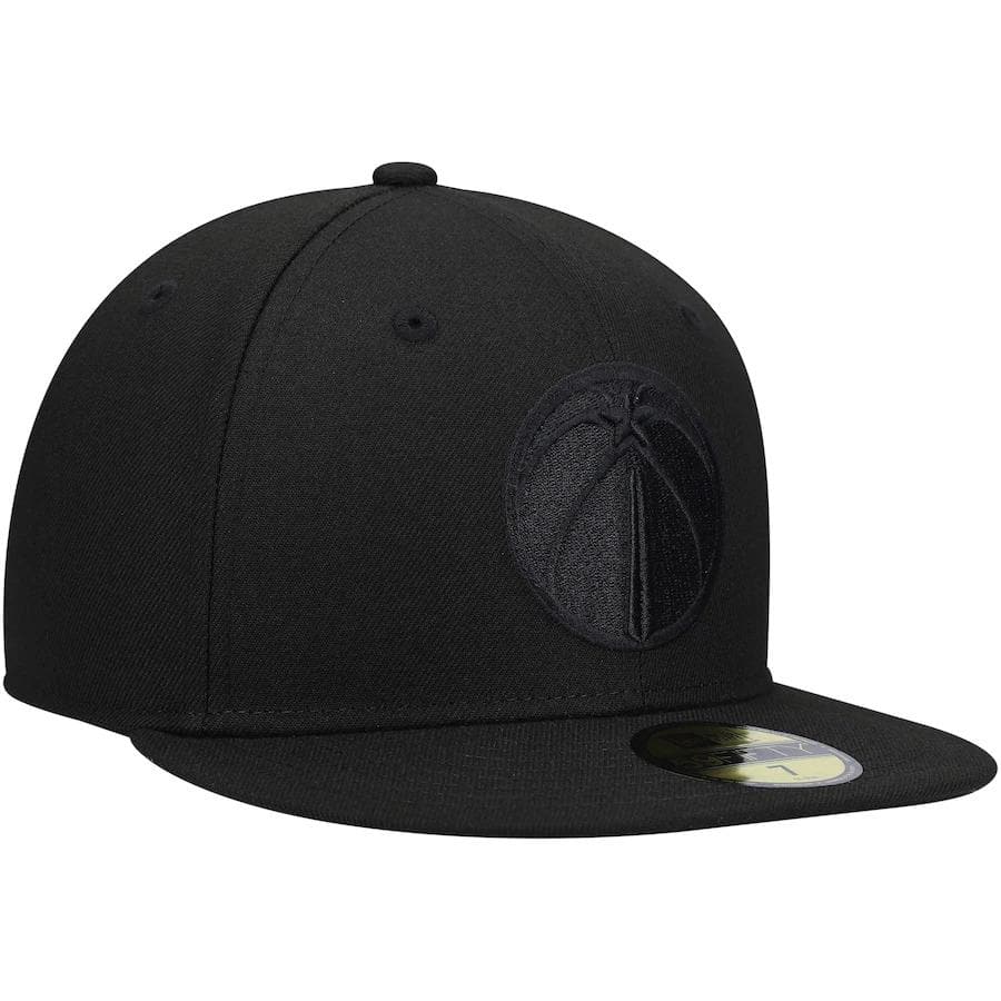 New Era Washington Wizards Black on Black 59Fifty Fitted Hat