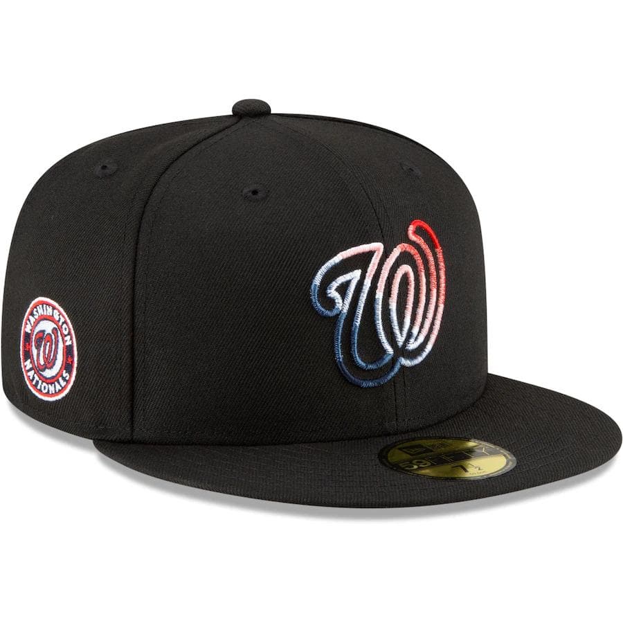 New Era Washington Nationals Gradient Feel Black 59FIFTY Fitted Hat