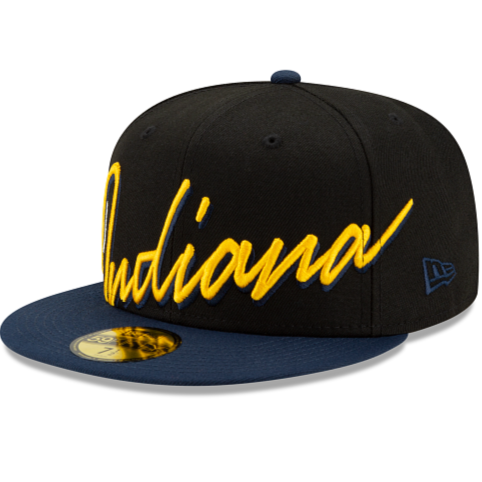 New Era Indiana Pacers Cursive 59FIFTY Fitted Hat