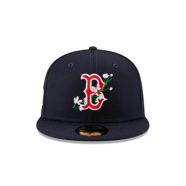 New Era Boston Red Sox Side Patch Bloom 59FIFTY Fitted Hat