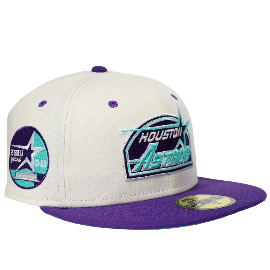 Houston Python Hat New Era Houston Astros 35 Year Script 59FIFTY Fitted Hat