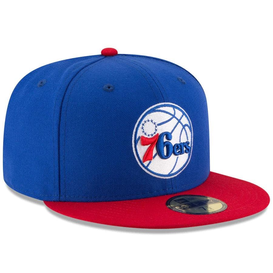 New Era Philadelphia 76ers 2Tone Blue 59FIFTY Fitted Hat