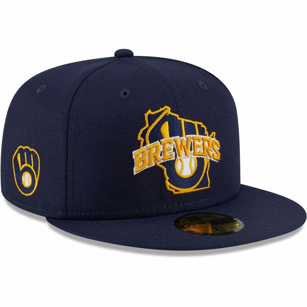 New Era Milwaukee Brewers Local II 59Fifty Fitted Hat