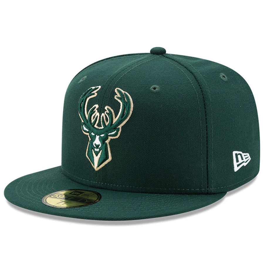 New Era Milwaukee Bucks 2021 NBA Finals Bound Sidepatch 59FIFTY Fitted Hat
