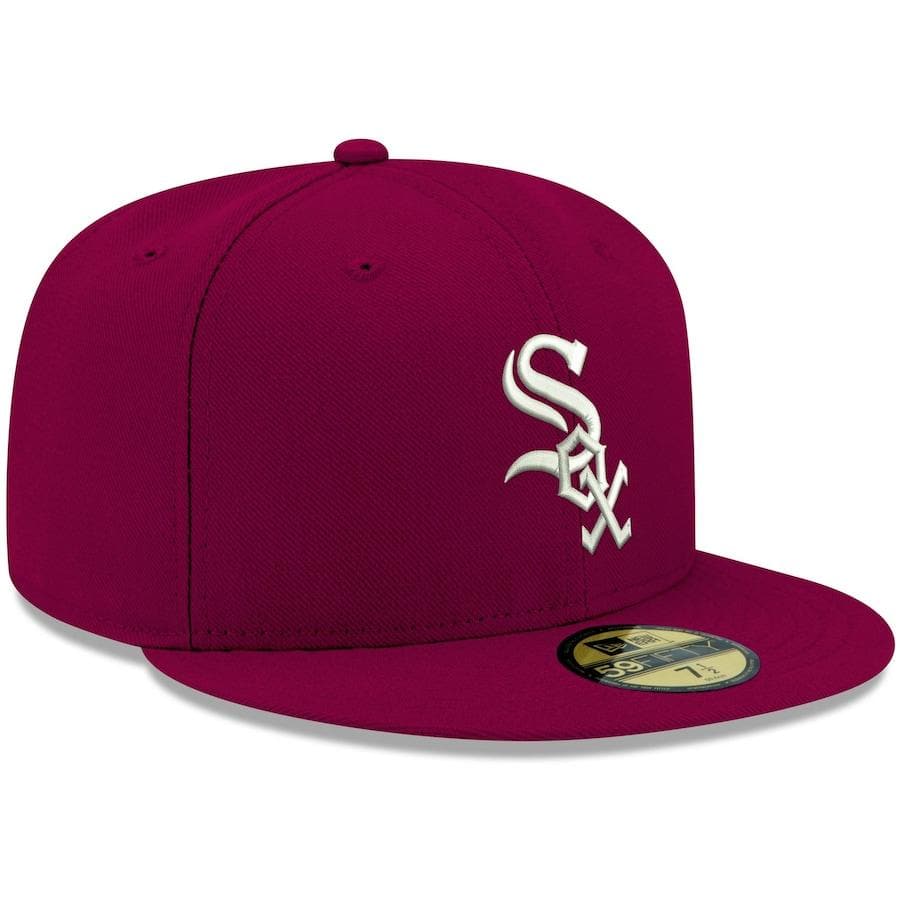 New Era Chicago White Sox Cardinal Logo 59FIFTY Fitted Hat