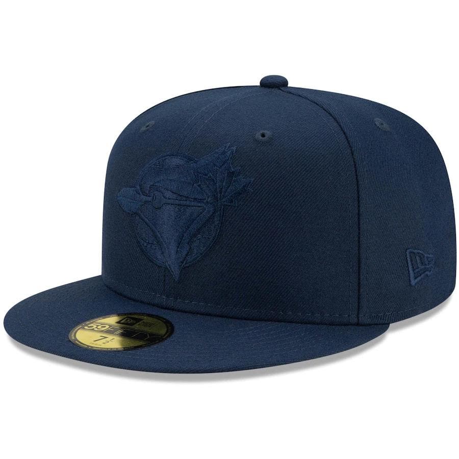 New Era Toronto Blue Jays Navy Cooperstown Collection Oceanside Red Under Visor 59FIFTY Fitted Hat