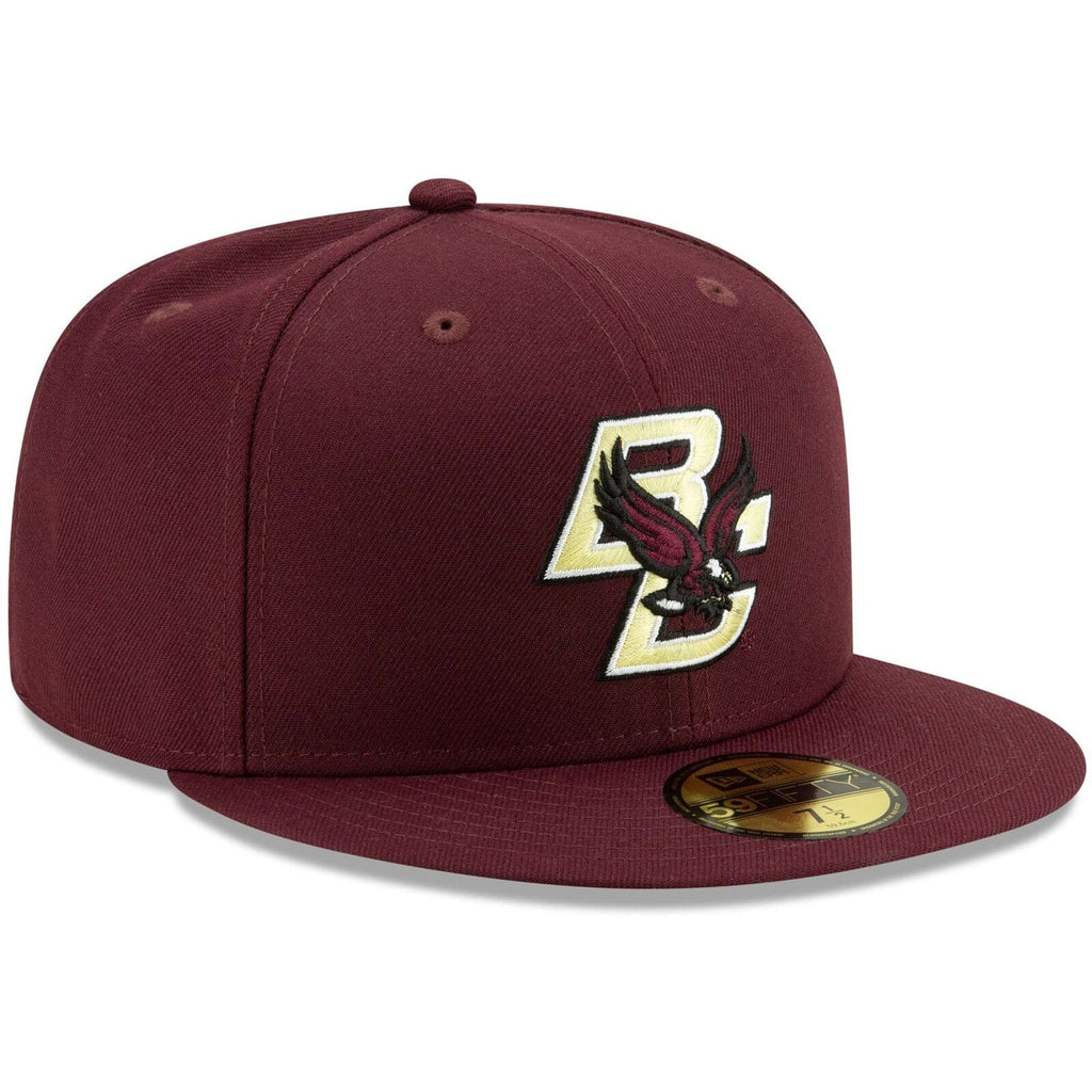 New Era Boston College Eagles Burgundy 59FIFTY Fitted Hat