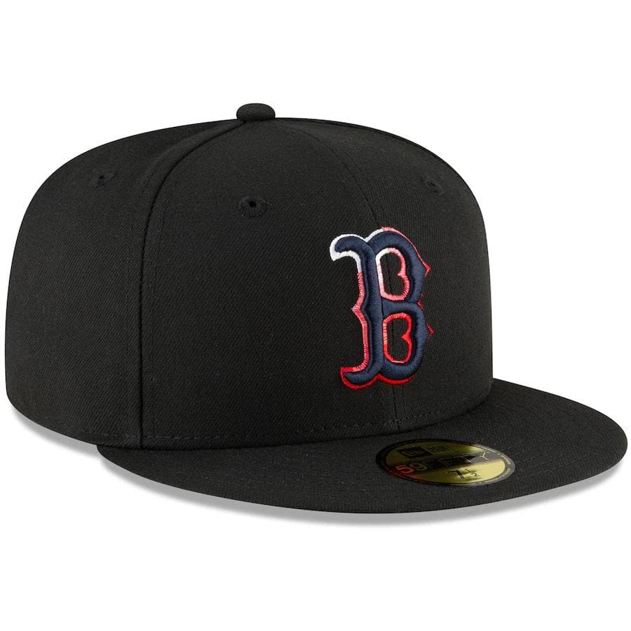 New Era Boston Red Sox Black Color Dupe 59FIFTY Fitted Hat