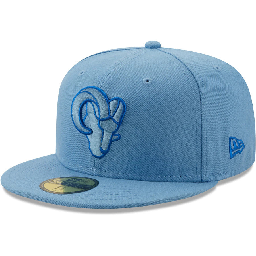 New Era Los Angeles Rams Light Blue The Pastels 59FIFTY Fitted Hat
