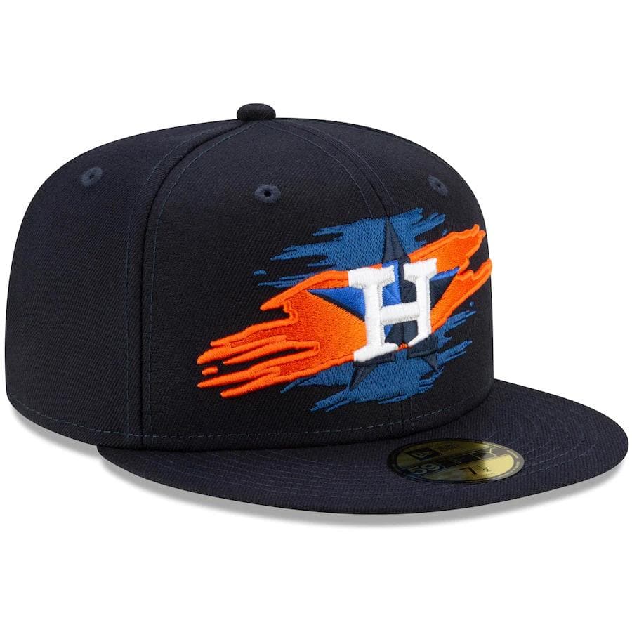 New Era Houston Astros Logo Tear 59FIFTY Fitted Hat