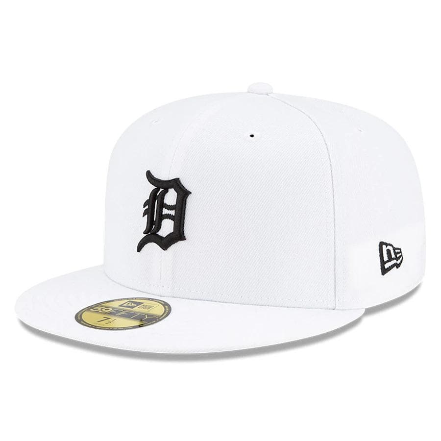 New Era White Detroit Tigers Floral Undervisor 59FIFTY Fitted Hat