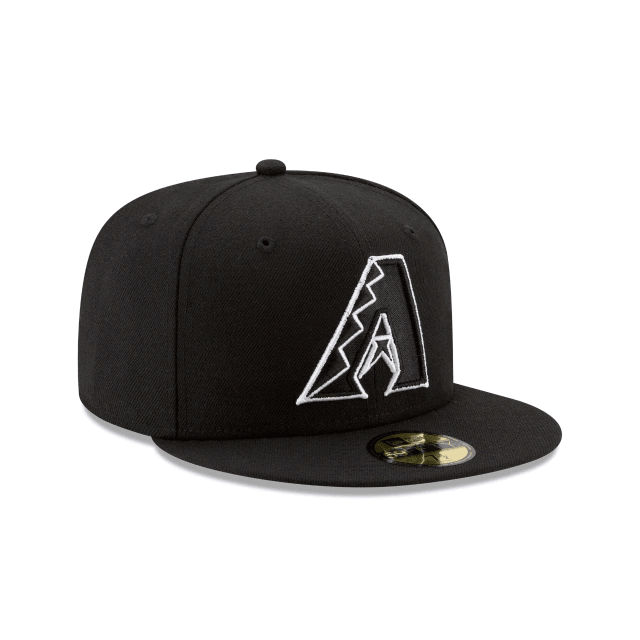 New Era Arizona Diamondbacks Black & White 59Fifty Fitted Hat