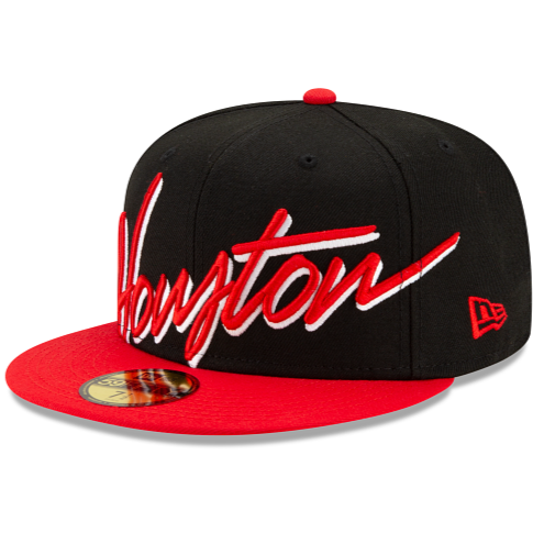 New Era Houston Rockets Cursive 59FIFTY Fitted Hat