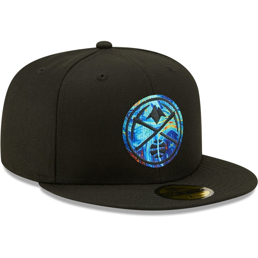 New Era Denver Nuggets Black Oil Dye 59FIFTY Fitted Hat