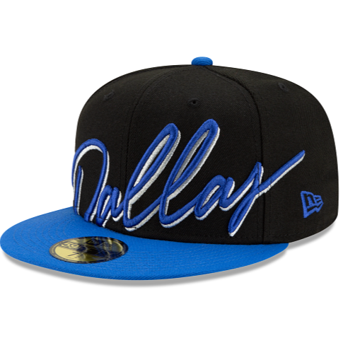 New Era Dallas Mavericks Cursive 59FIFTY Fitted Hat