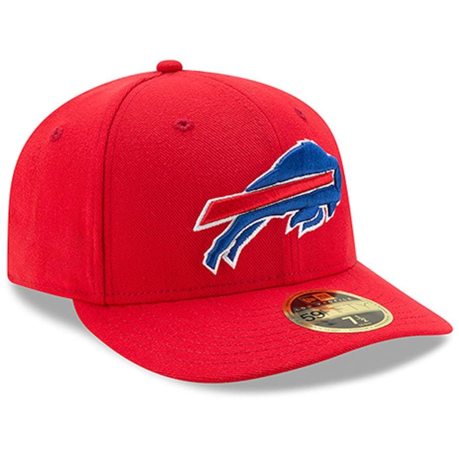 New Era Buffalo Bills Red Omaha Low Profile 59FIFTY Fitted Hat