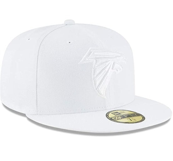 New Era Atlanta Falcons White on White 59FIFTY Fitted Hat