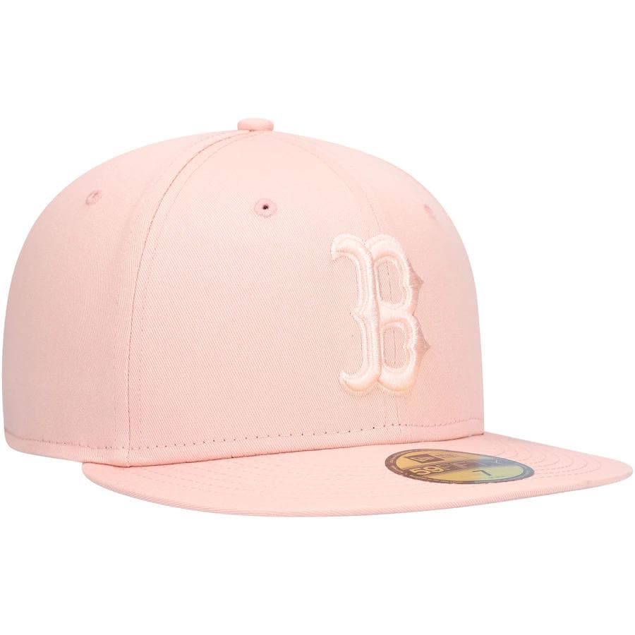 New Era Boston Red Sox Pink Tonal Blush Sky 59FIFTY Fitted Hat