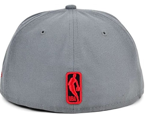 New Era Los Angeles Lakers Storm Gray Black/Red 59FIFTY Fitted Hat