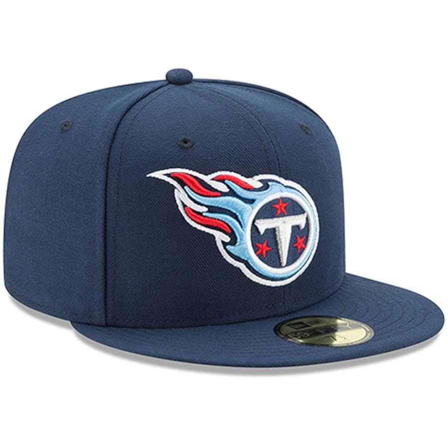 New Era Tennessee Titans Navy Blue Omaha 59FIFTY Fitted Hat
