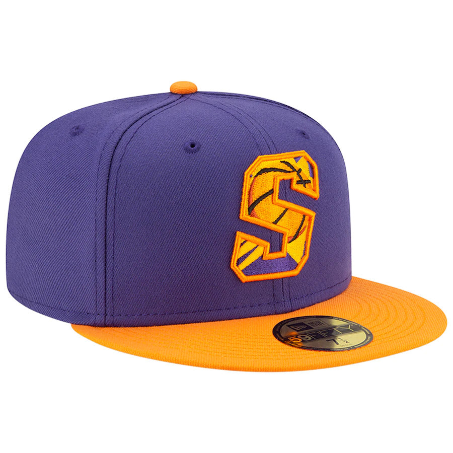 New Era Phoenix Suns 2021 NBA Draft Purple/ Orange 59FIFTY Fitted Hat