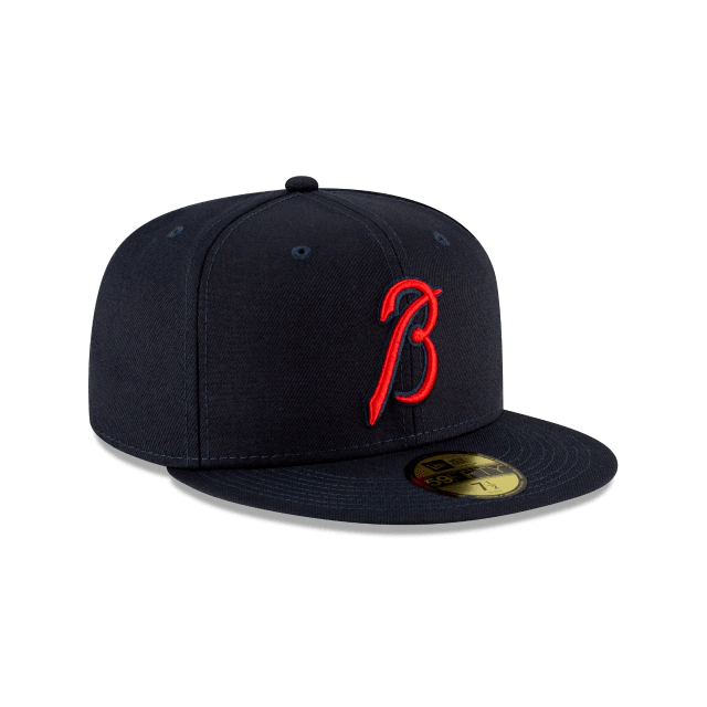 New Era Atlanta Braves Ligature 59Fifty Fitted Hat