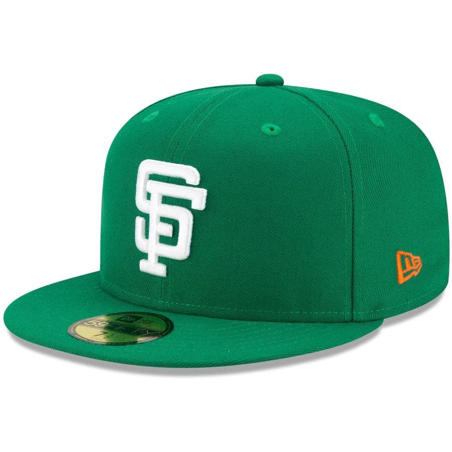 New Era San Francisco Giants Green 1984 MLB All-Star Game Orange Undervisor 59FIFTY Fitted Hat