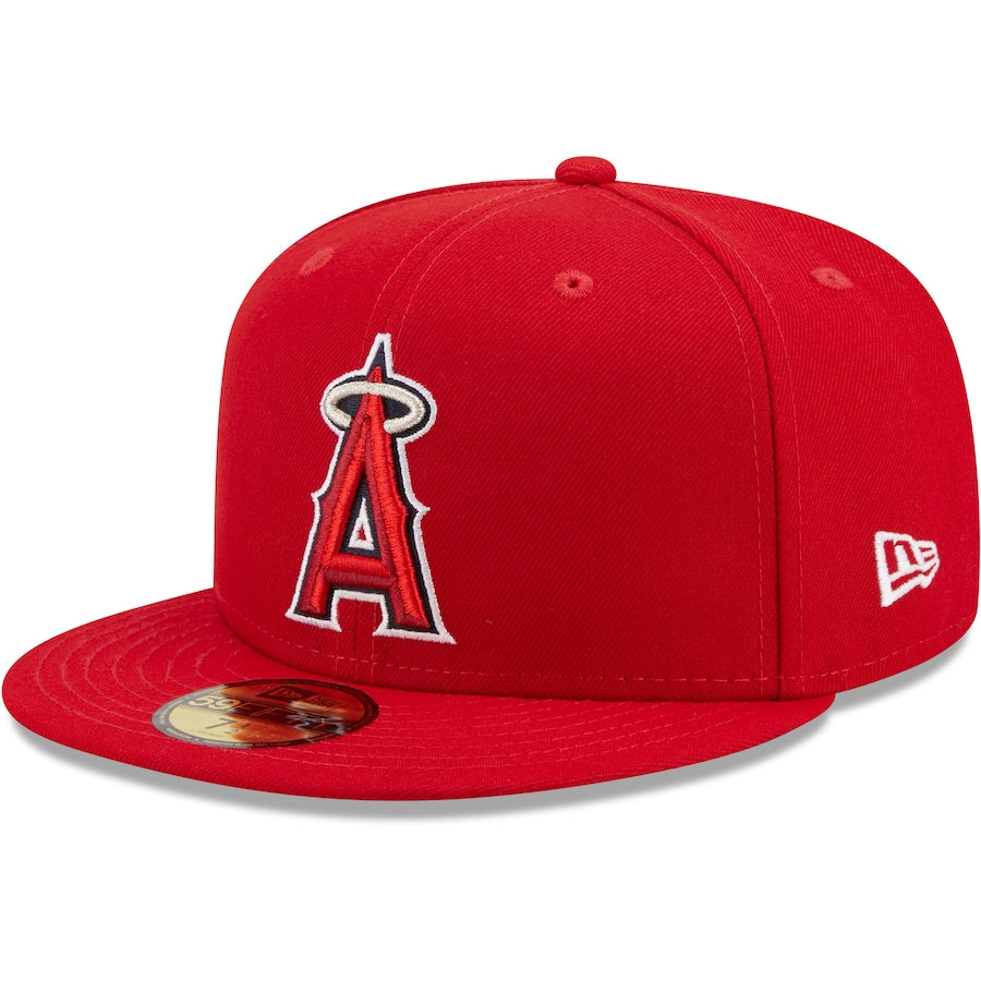 New Era Los Angeles Angels Red Logo Side 59FIFTY Fitted Hat