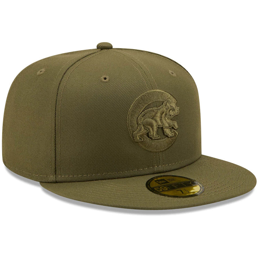 New Era Chicago Cubs Olive Color Pack 59FIFTY Fitted Hat