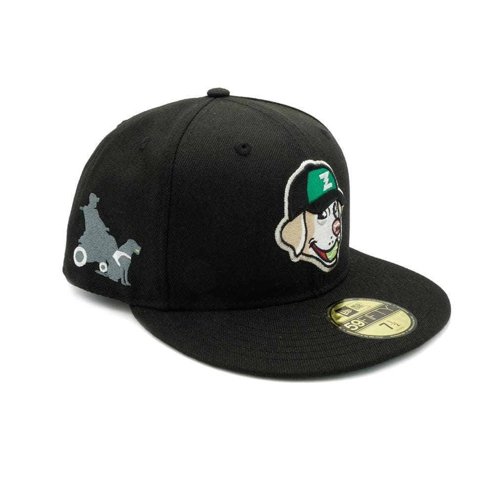 New Era Zeus Black & Green 59FIFTY Fitted Hat