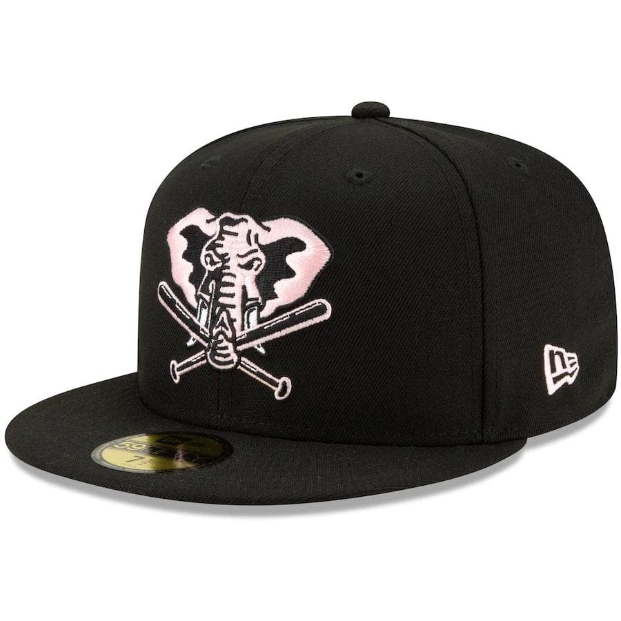 New Era San Oakland Athletics 50th Anniversary Pink Undervisor 59FIFTY Fitted Hat