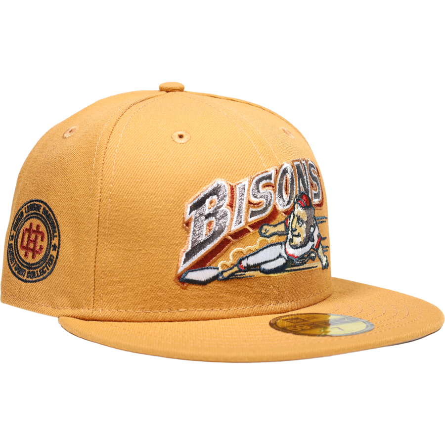 New Era Buffalo Bisons Buster Minor Leauge Hometown Collection Hat 59FIFTY Fitted Hat