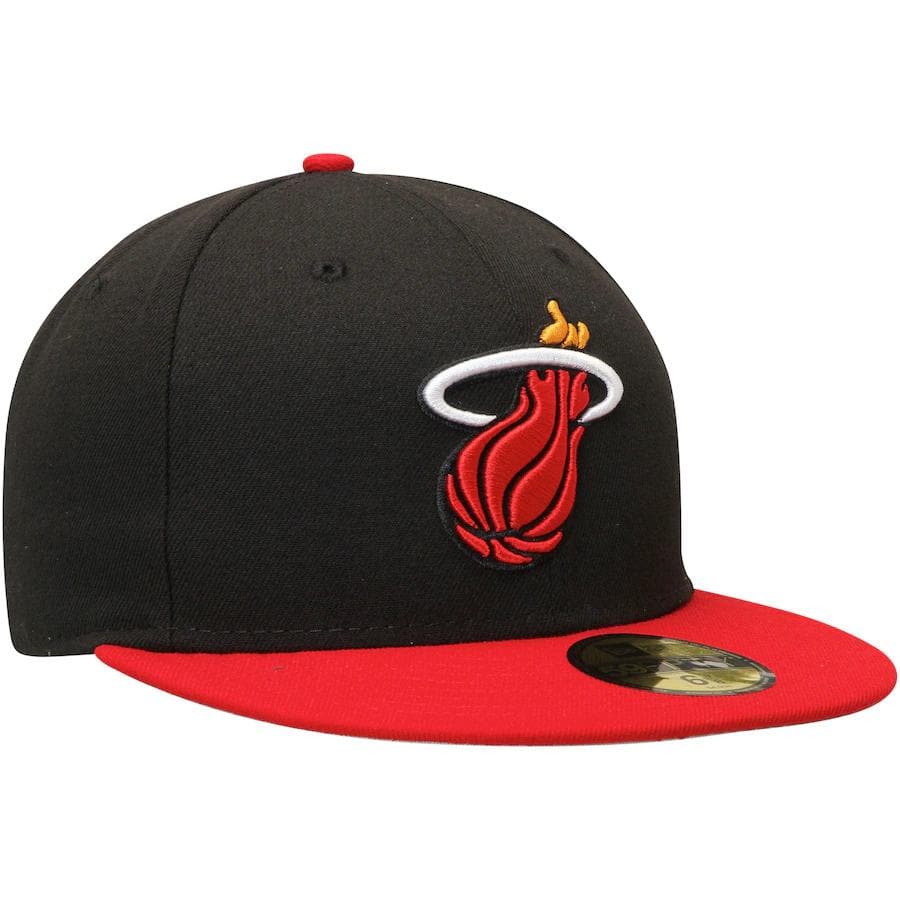 New Era Miami Heat 2Tone Black/Red 59FIFTY Fitted Hat