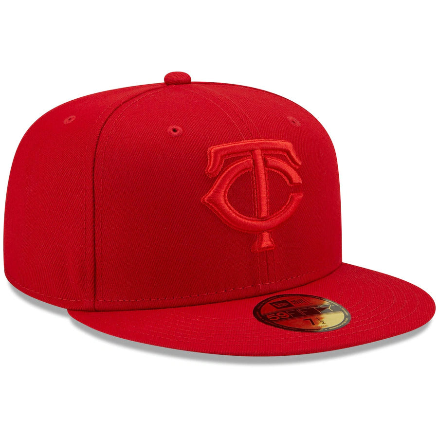 New Era Minnesota Twins Scarlet Red Color Pack 59FIFTY Fitted Hat