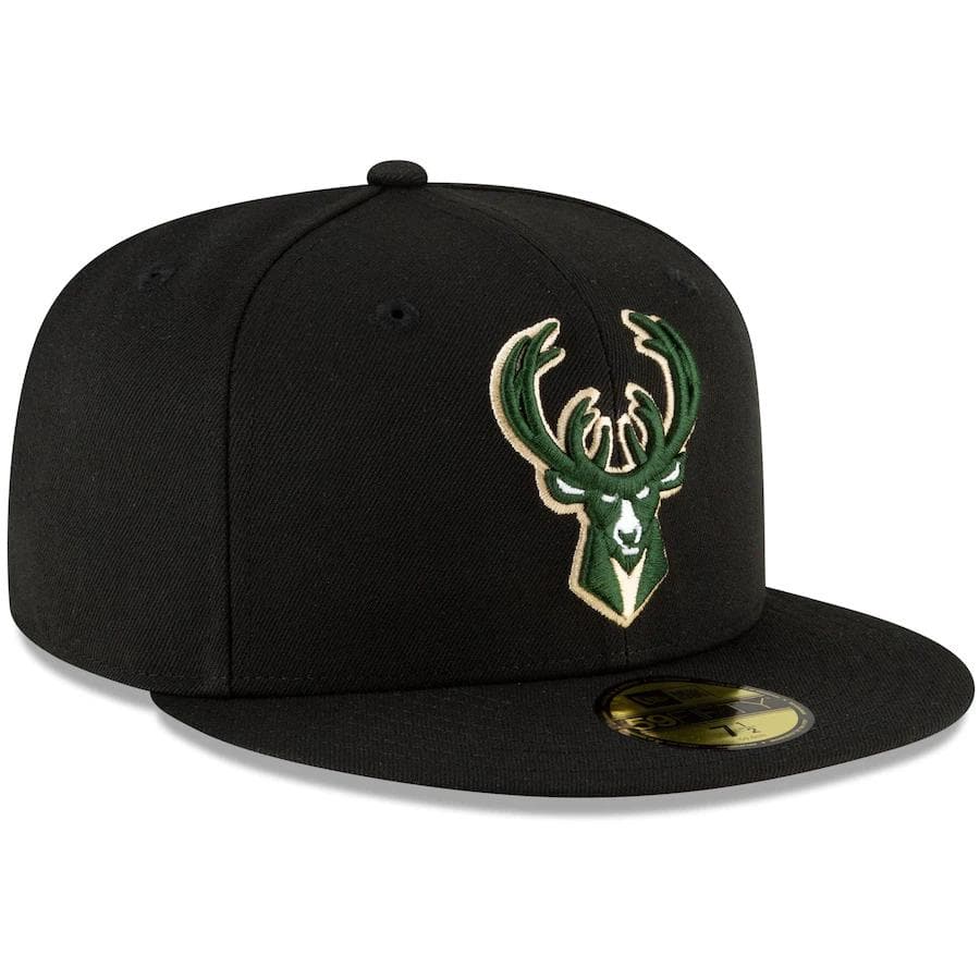 New Era Milwaukee Bucks Pink Bottom 59FIFTY Fitted Hat