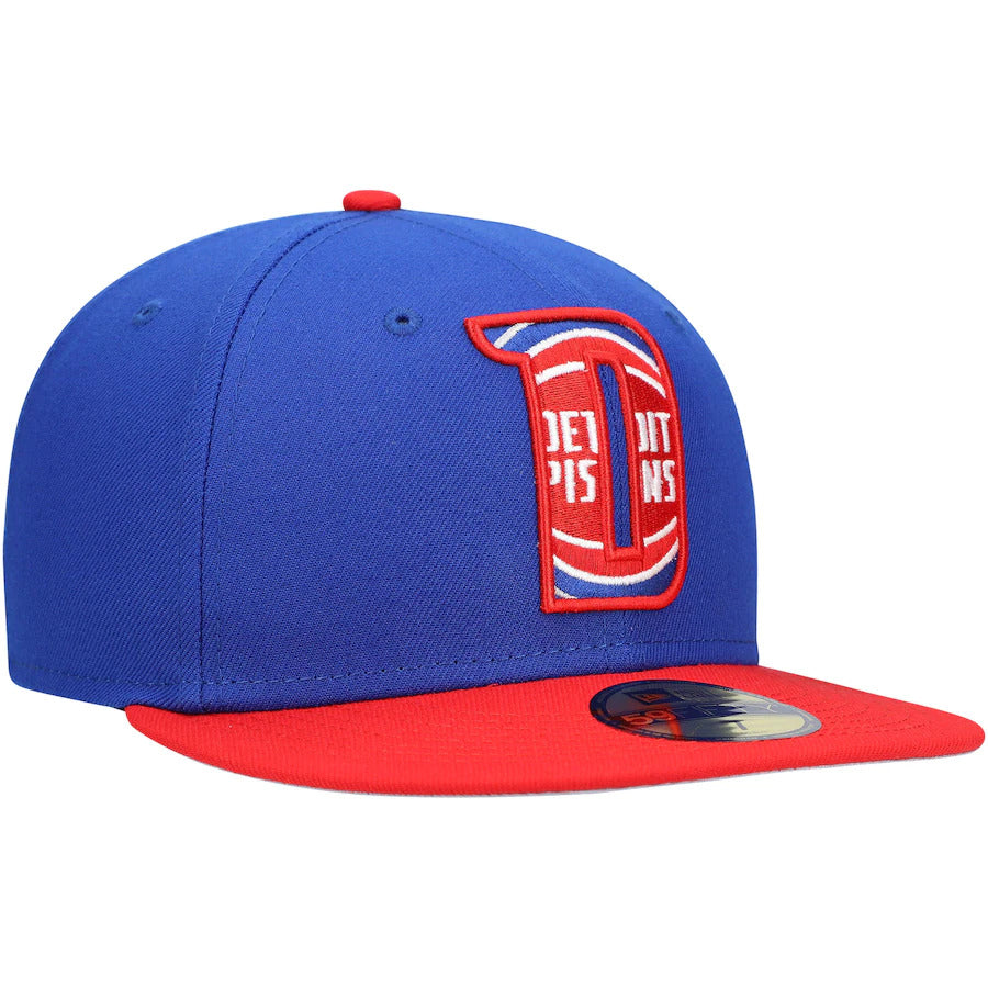 New Era Detroit Pistons 2021 NBA Draft Royal Blue/ Red 59FIFTY Fitted Hat